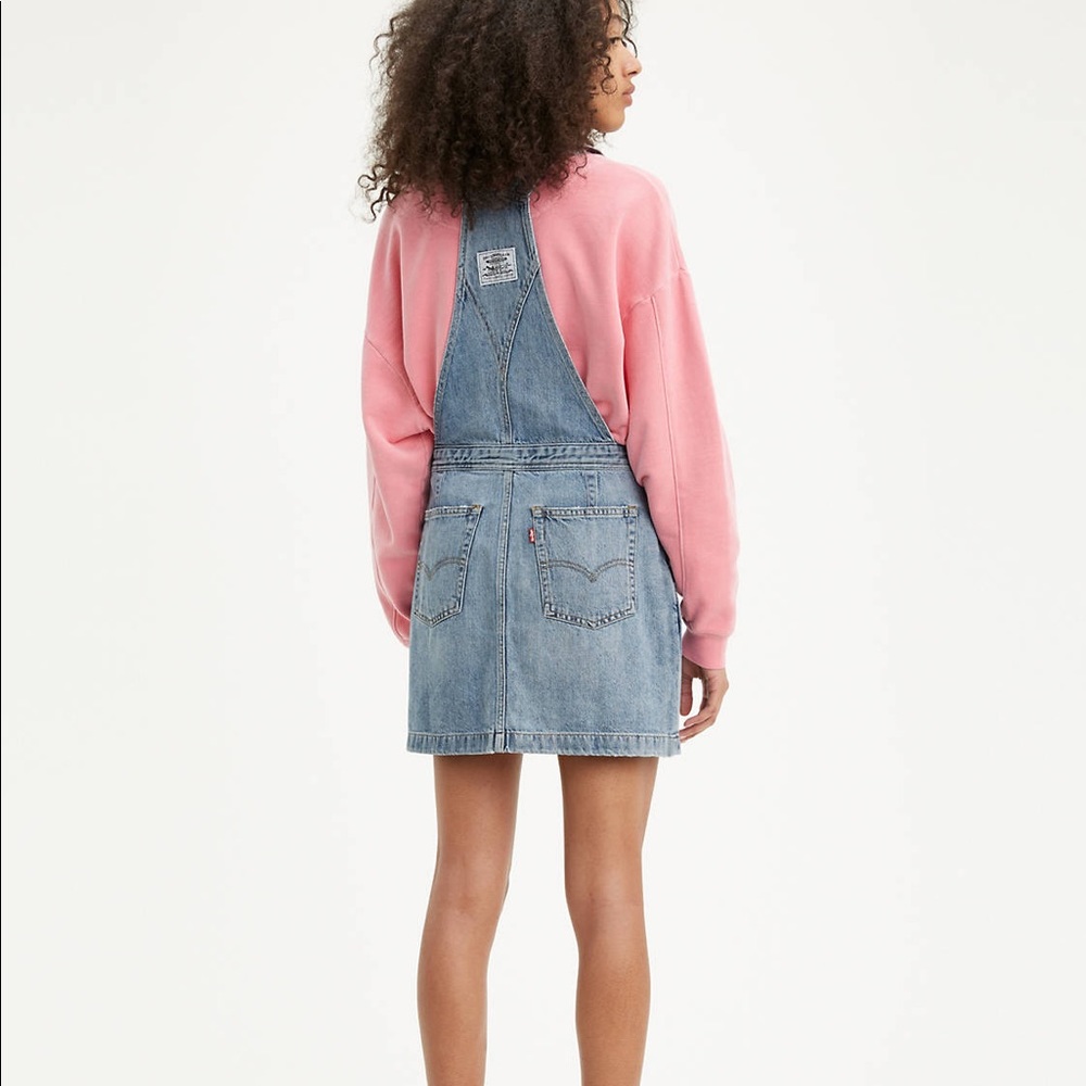Levi’s Norah Skirtall Overalls Silver Lining - Picture 2 of 8